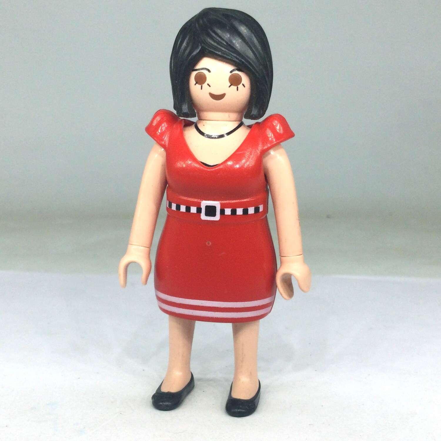 Playmobil femme robe rouge