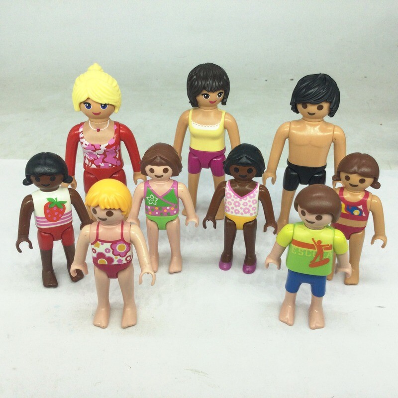 Playmobil ensemble baigneurs plage