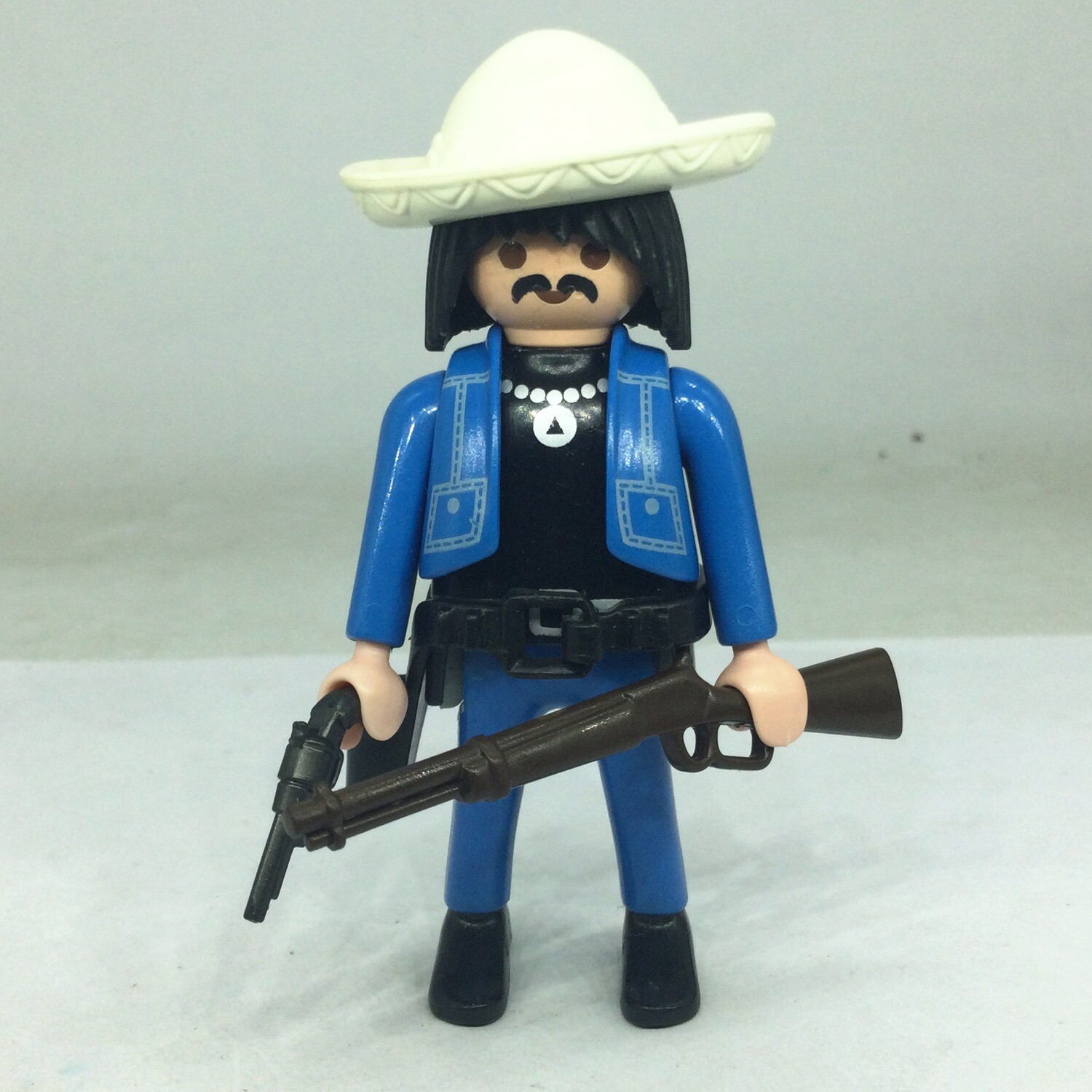 Playmobil cow boy mexicain bleu