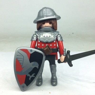 Lot Playmobil Chevaliers Aigle - Personnages Et Accessoires - Occasion