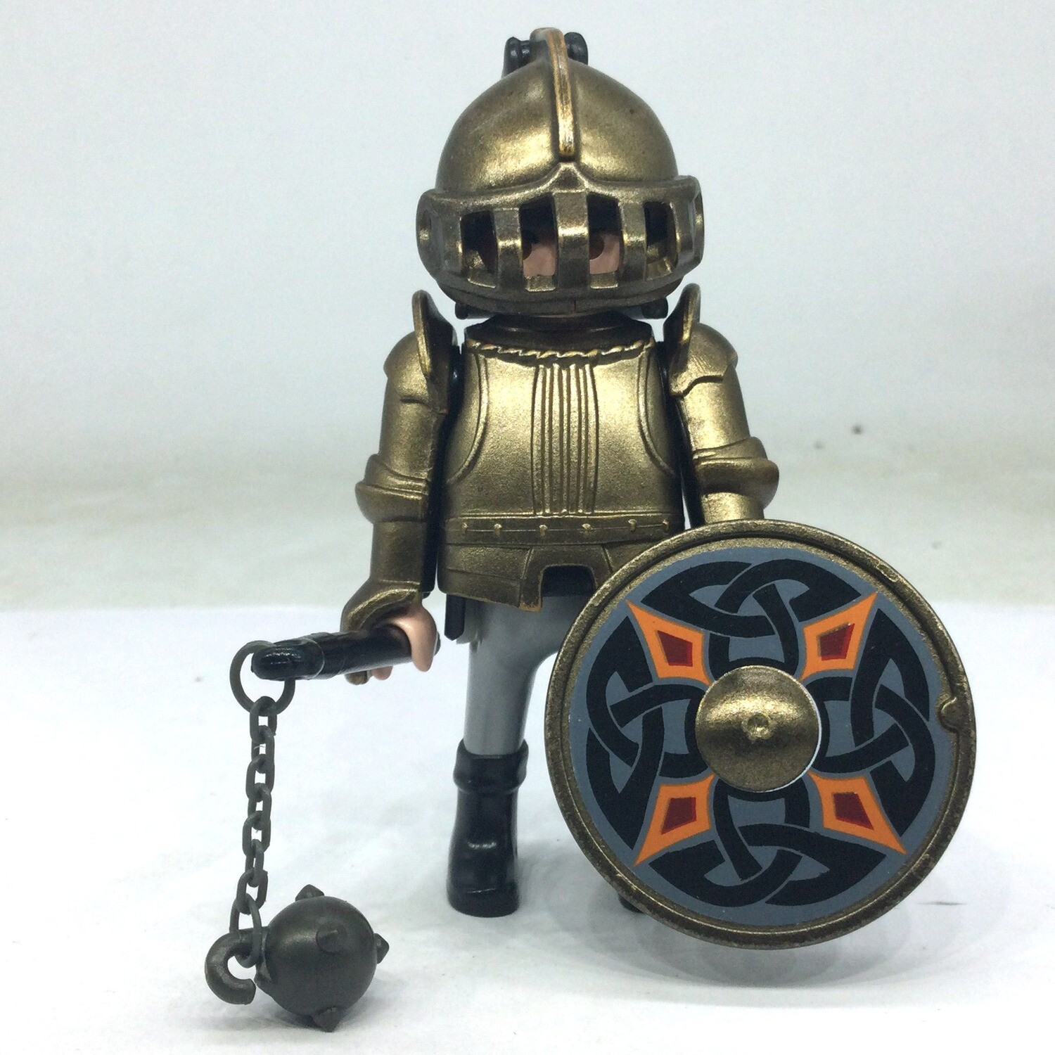 Playmobil chevalier vieil or