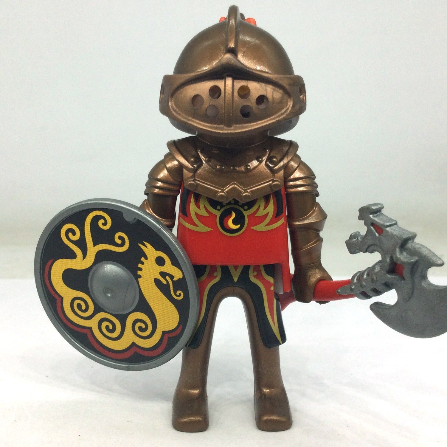 Playmobil chevalier cuivre