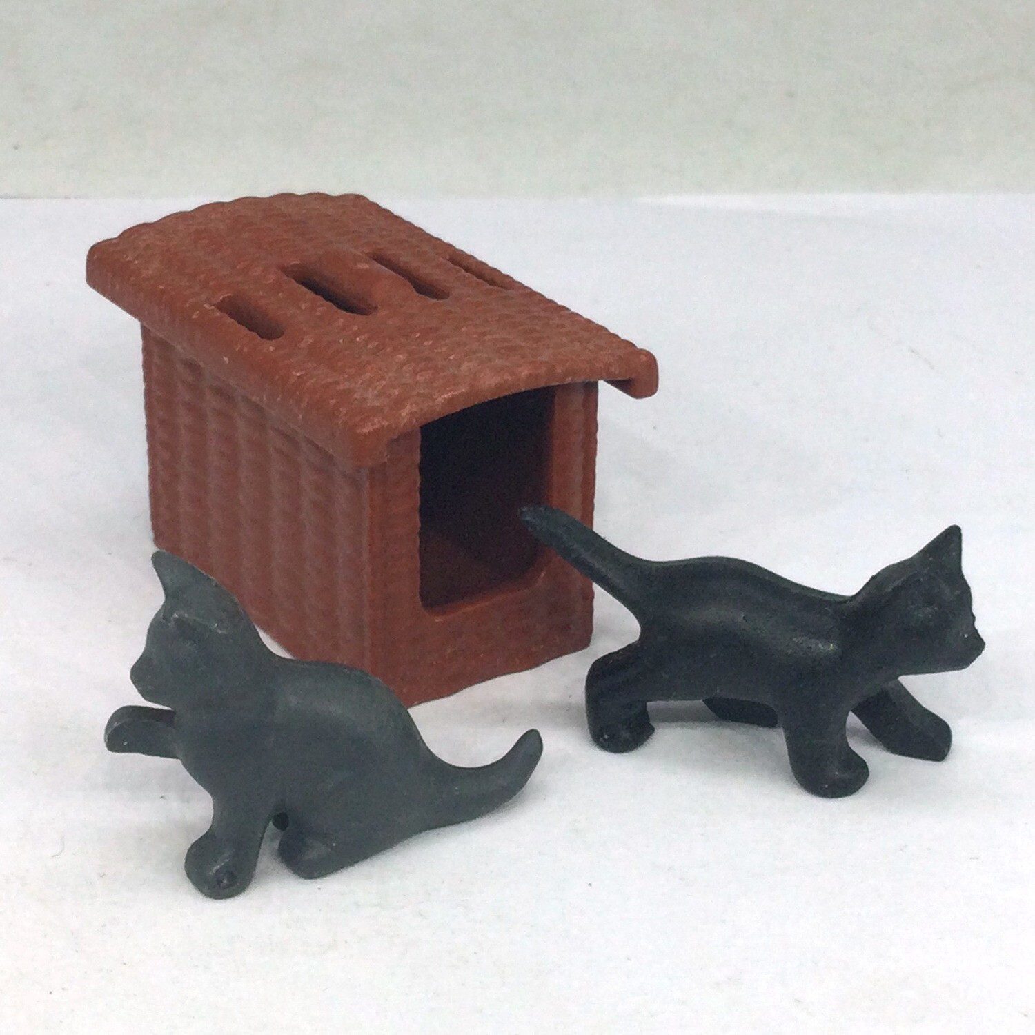 Playmobil chatons et panier