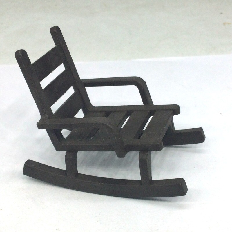 Playmobil chaise à bascule marron