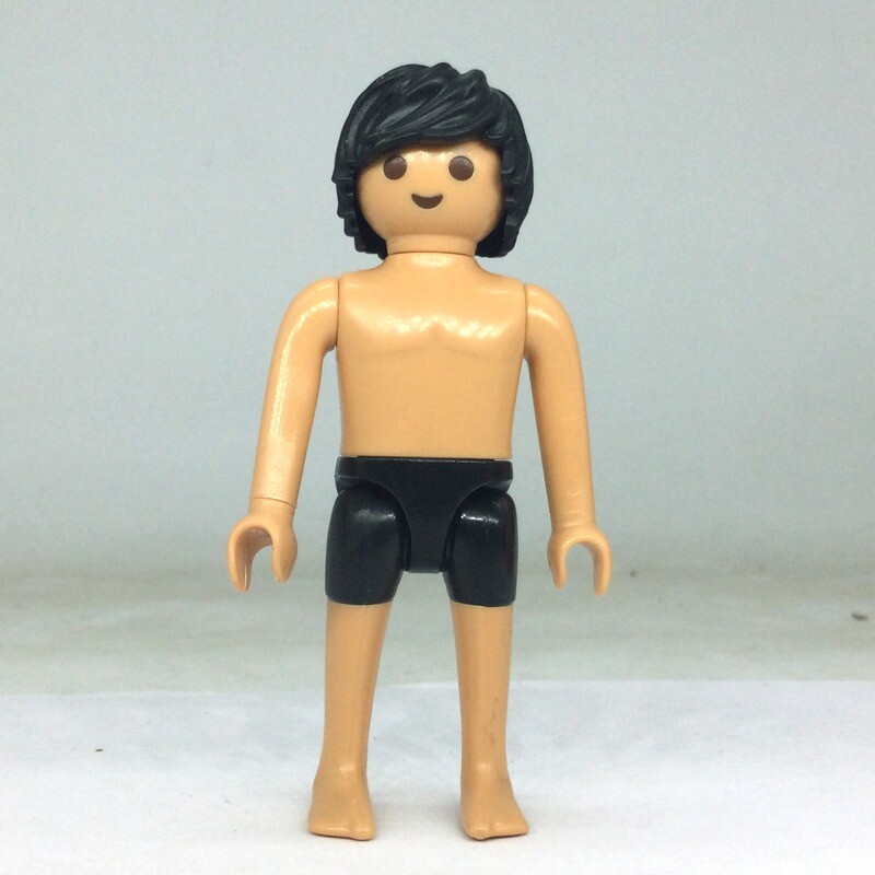 Playmobil baigneur boxer noir