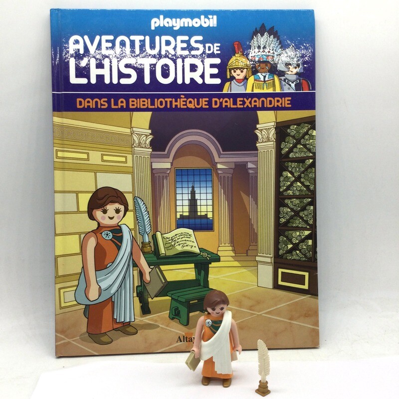 playmobil altaya 63 bibliotheque alexandrie