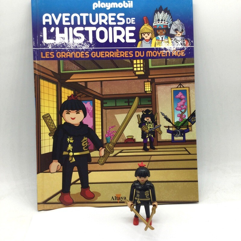 playmobil altaya 65 guerriere moyen age