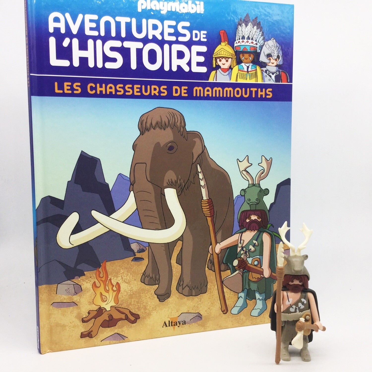 playmobil altaya 1 chasseurs de mammouth