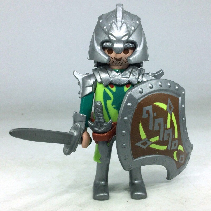 playmobil chevalier elfe vert