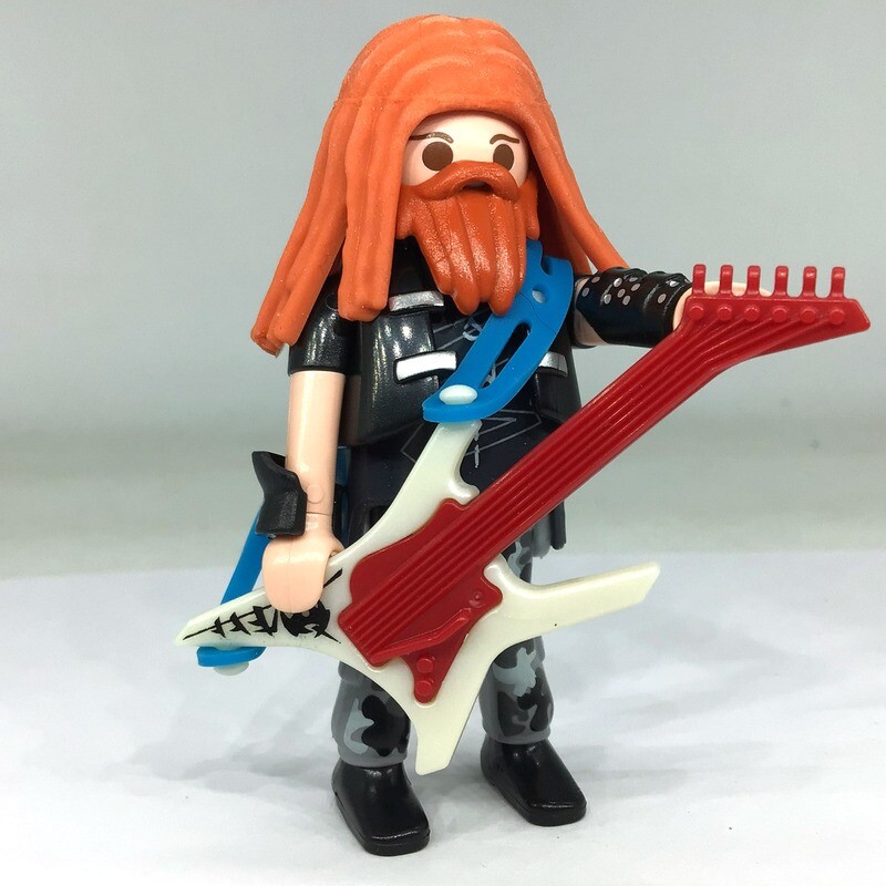 playmobil S18 guitariste hard rocker