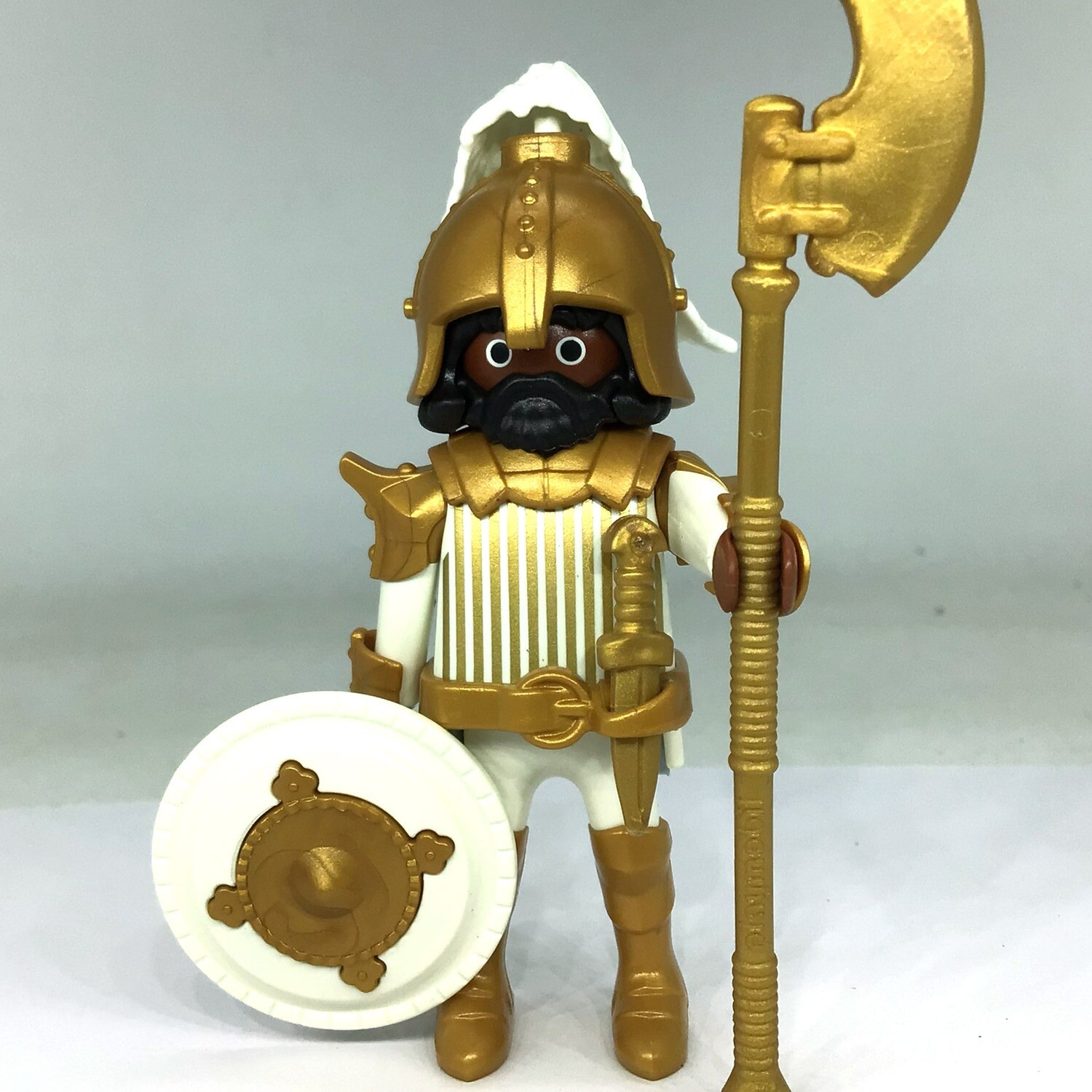 playmobil S18 chevalier black or