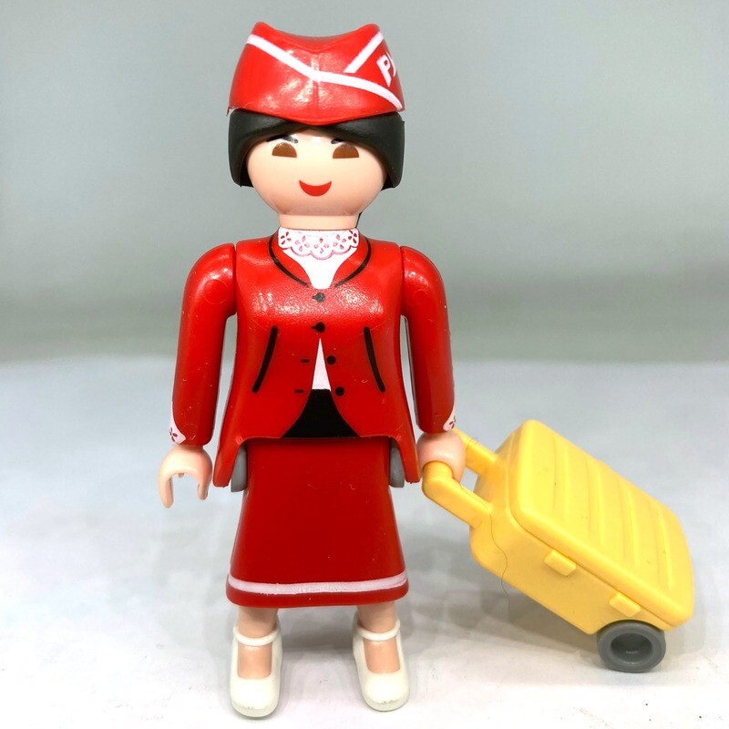 playmobil S18 hôtesse de l'air