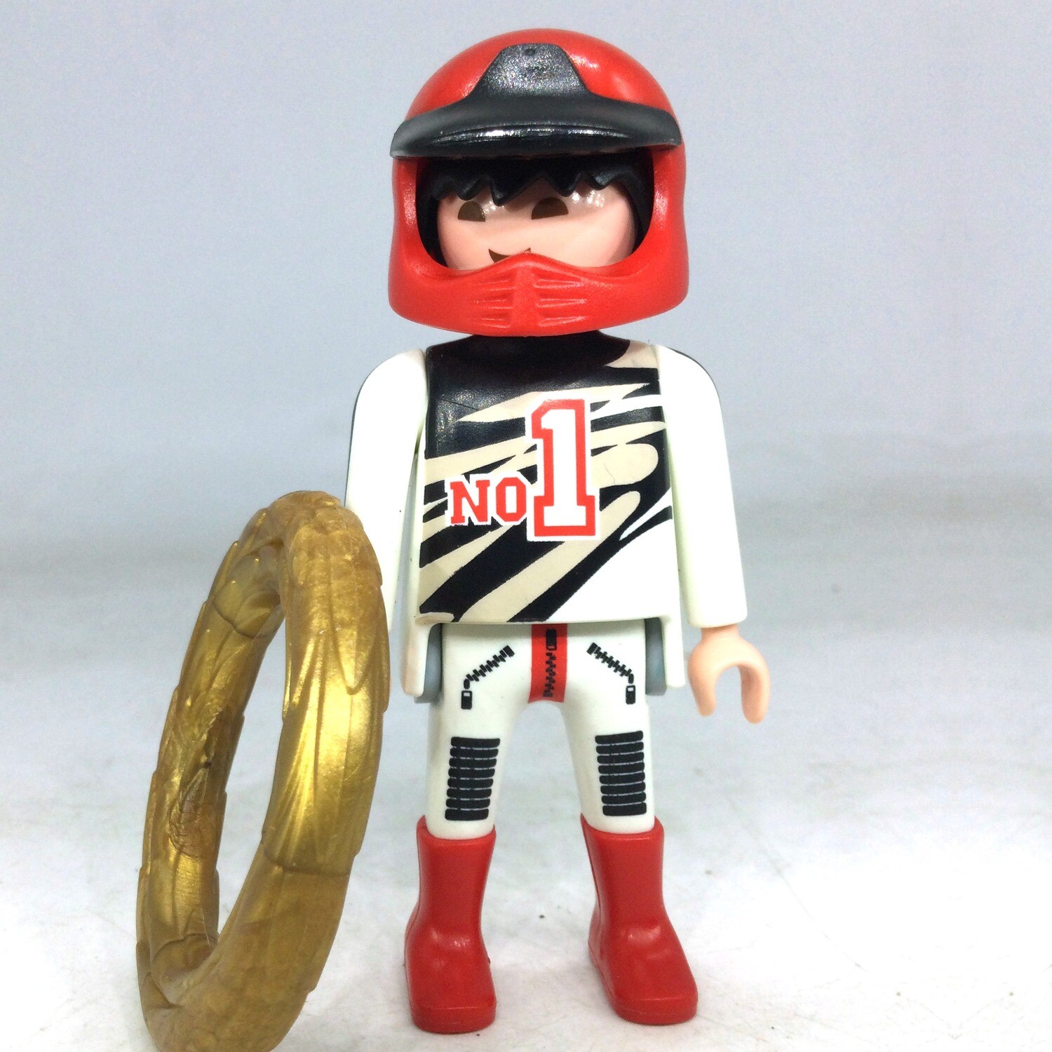 playmobil S10 pilote motard champion