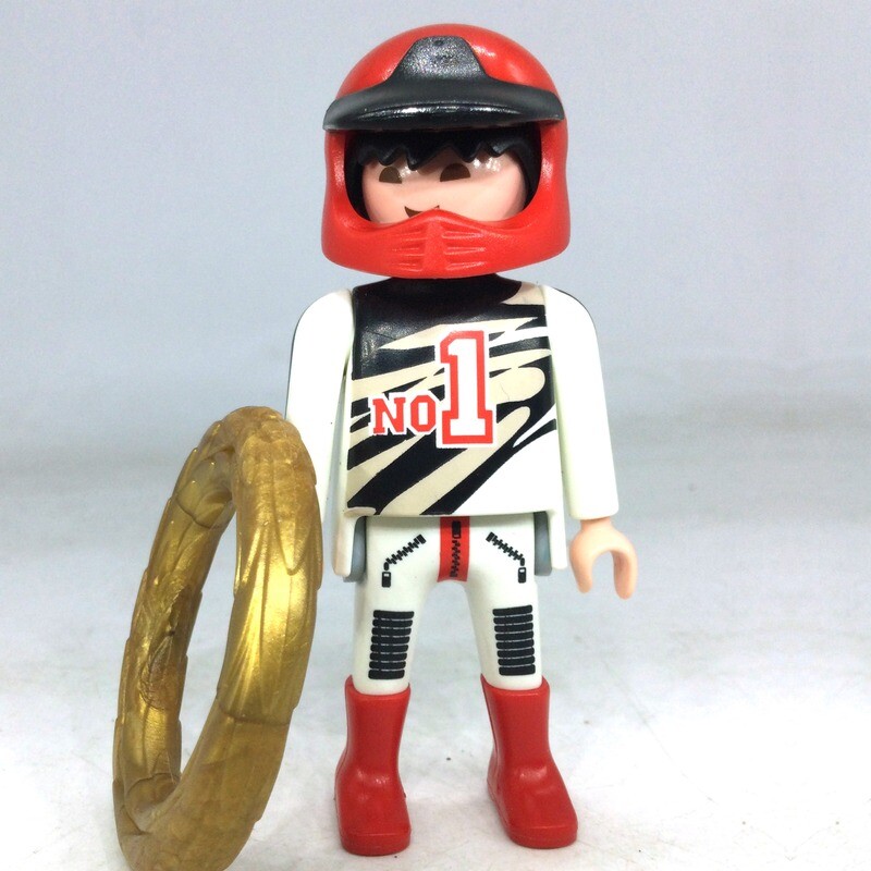 playmobil S10 pilote motard champion