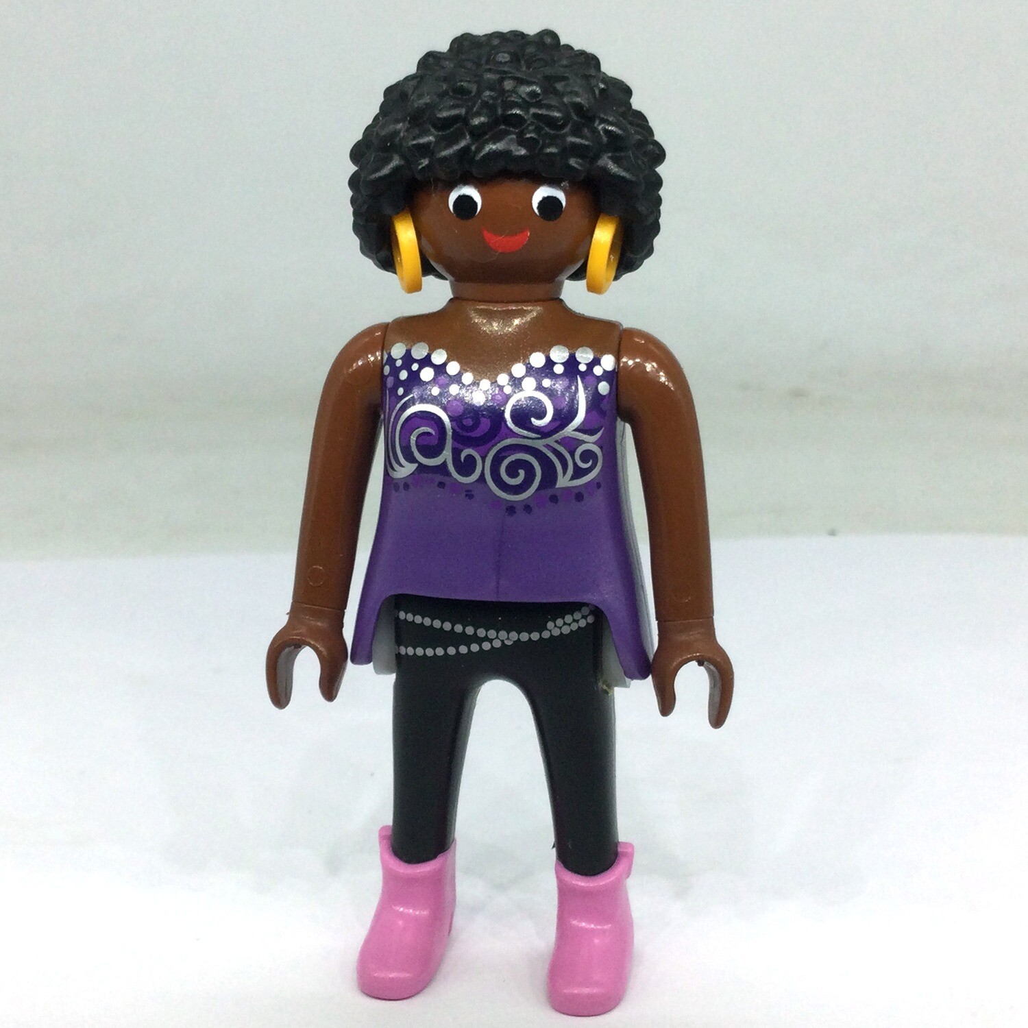 Playmobil femme city black violette