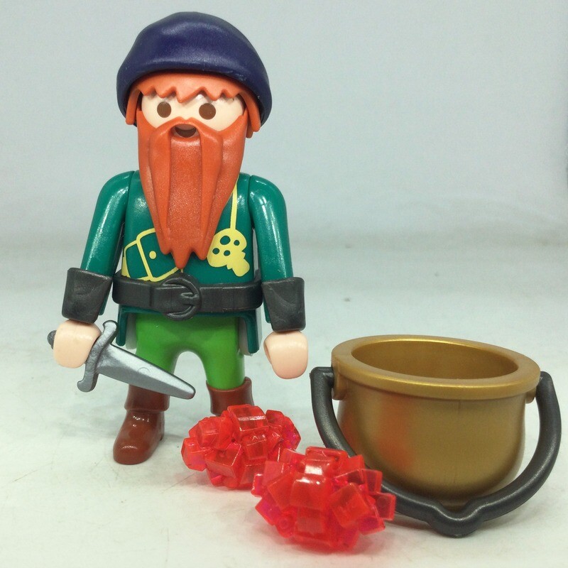 playmobil nain et son chaudron magique