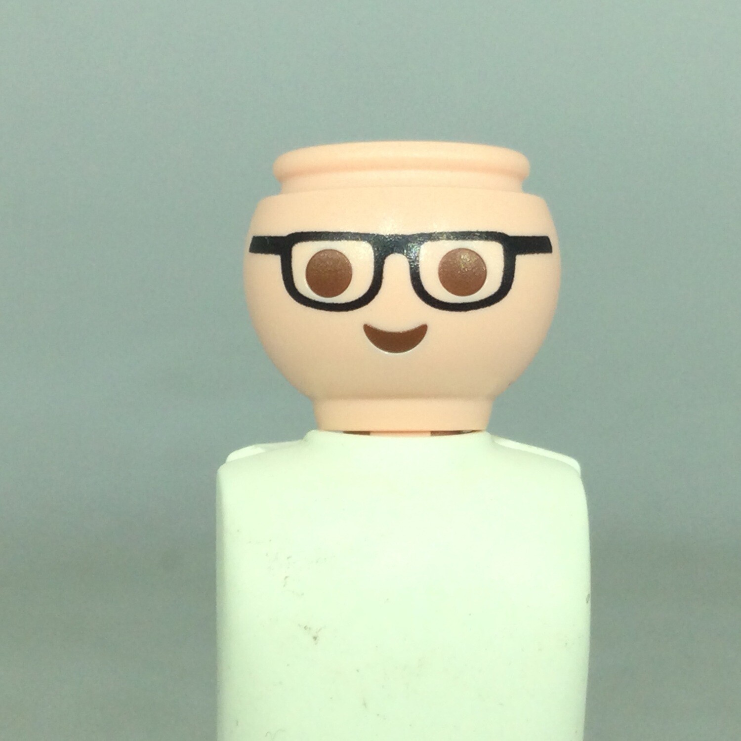 playmobil tête à lunettes