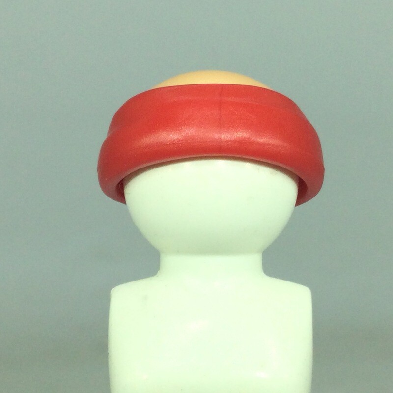 playmobil perruque chauve bandeau rouge 11650
