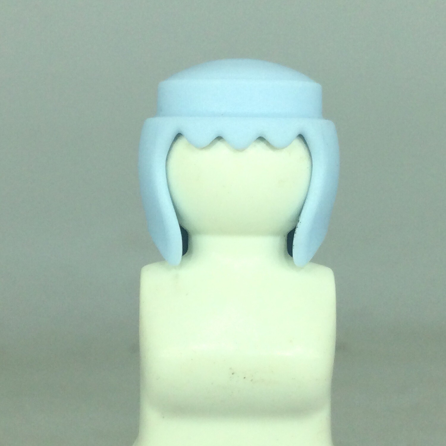 playmobil perruque Cheveux bleu ciel lisse 9011