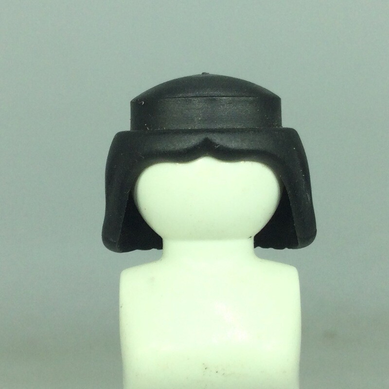 playmobil perruque Cheveux noir prince 11658
