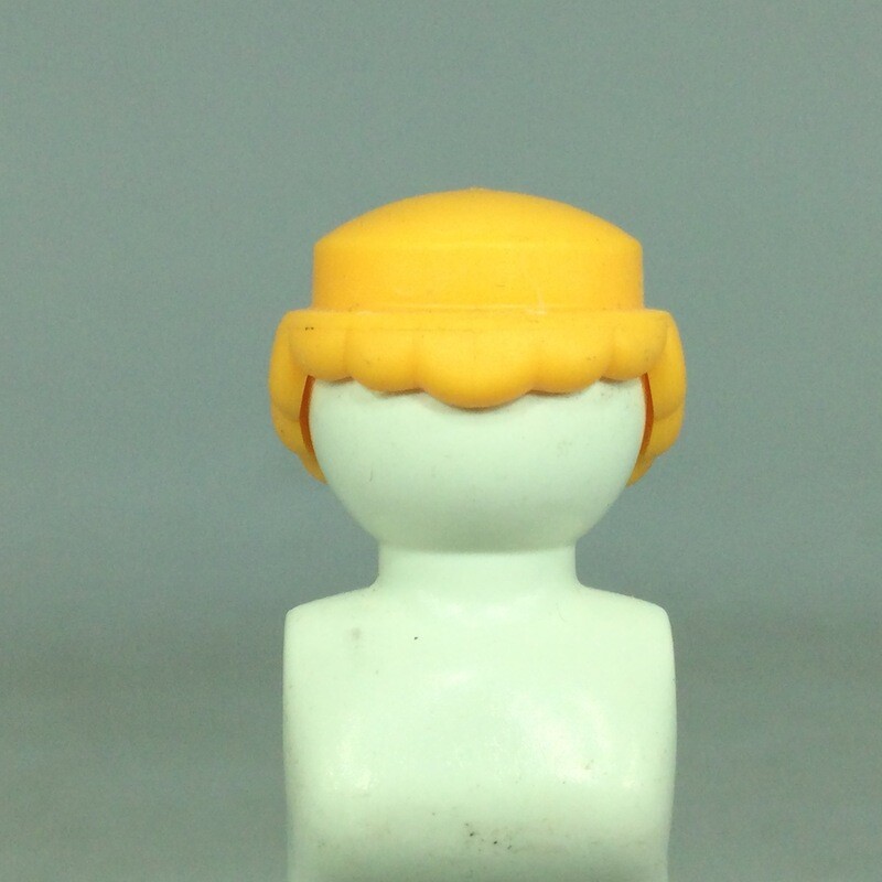 playmobil perruque Cheveux blond arrondis 9000