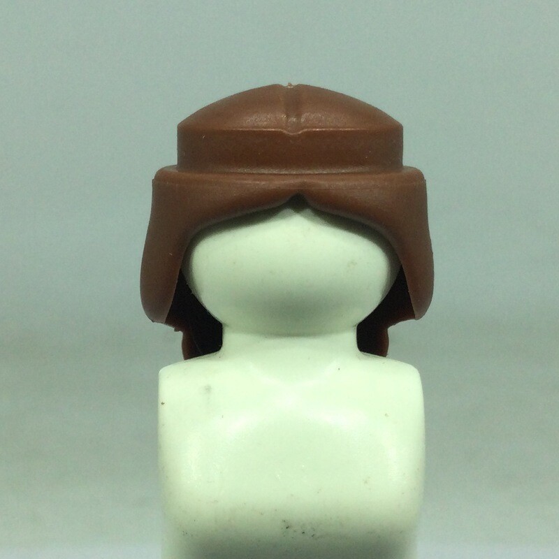 playmobil perruque Cheveux marrons longs 11614