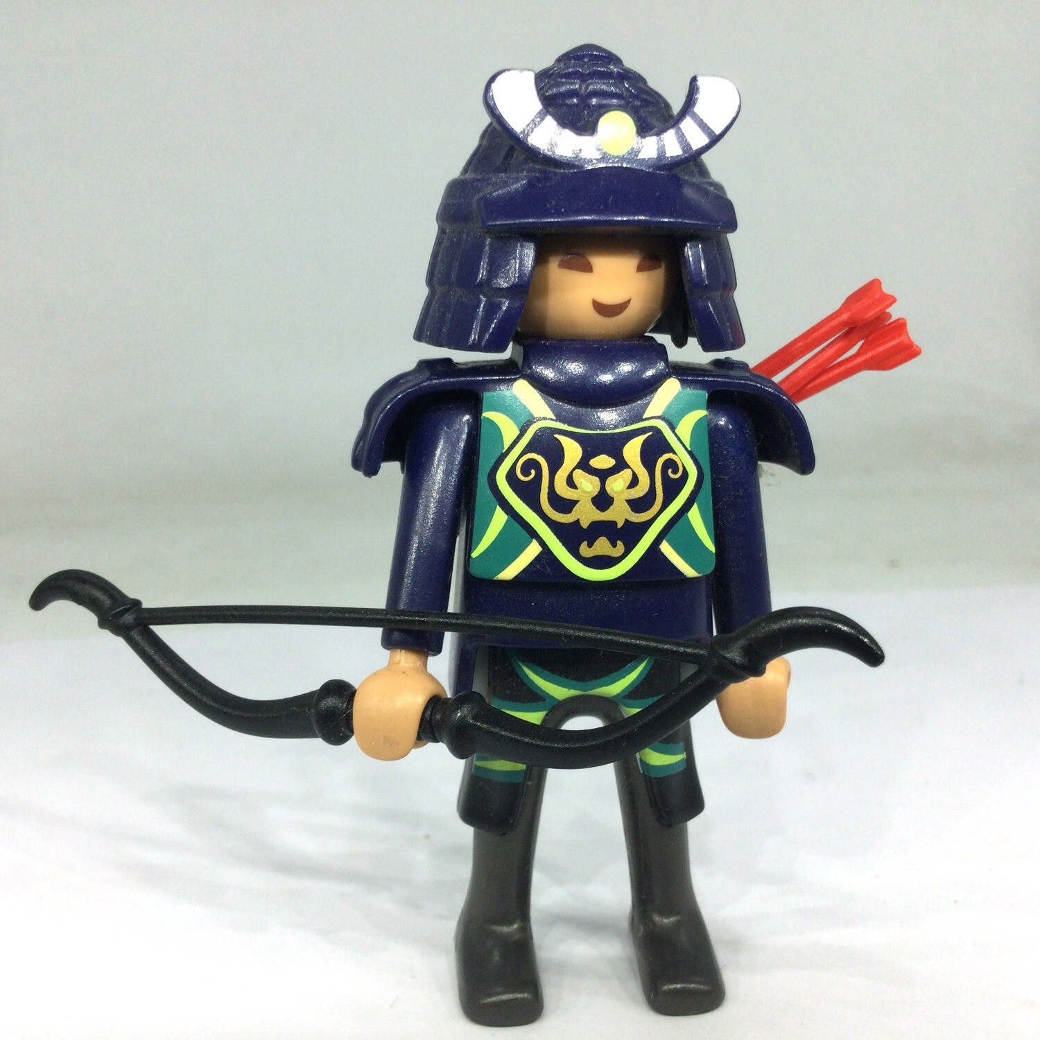 playmobil samouraï asiatique archer marine