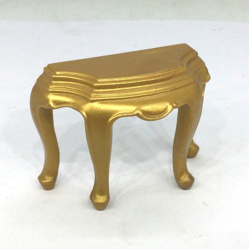 playmobil guéridon console or