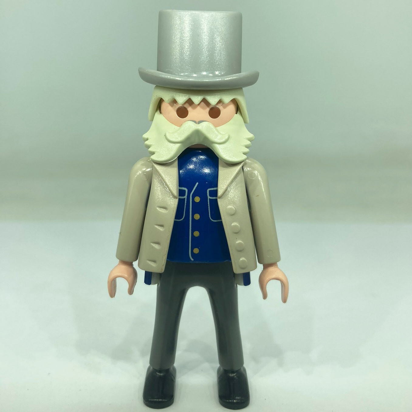 Playmobil homme 1900 dandy en gris 2