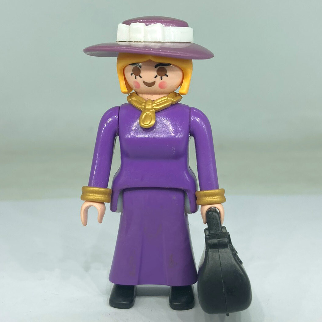 Playmobil femme 1900 en violet 2