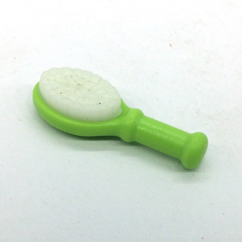 Playmobil brosse à cheveux verte
