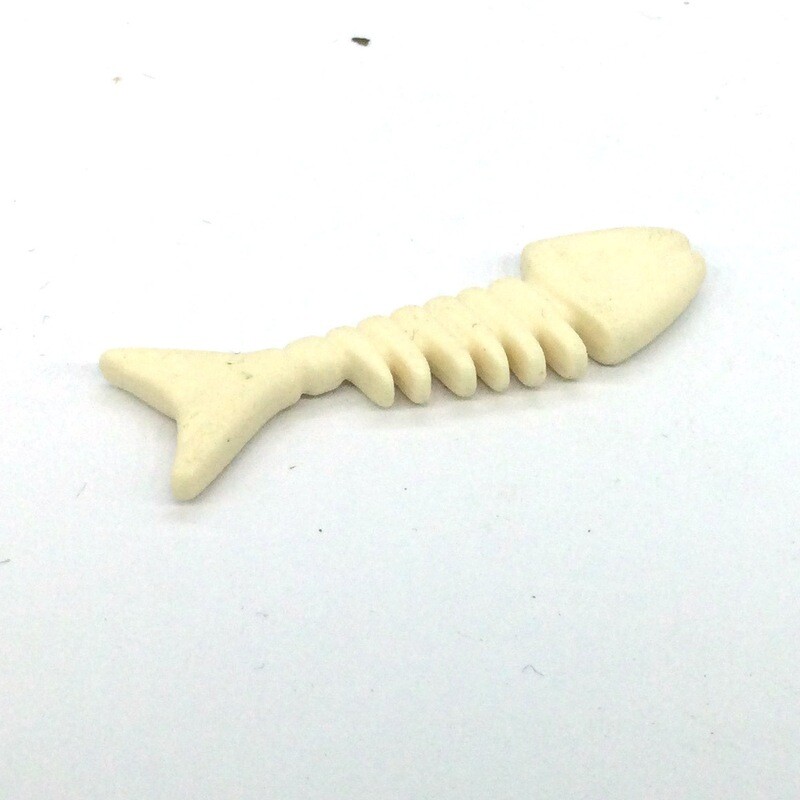 playmobil squelette poisson mort