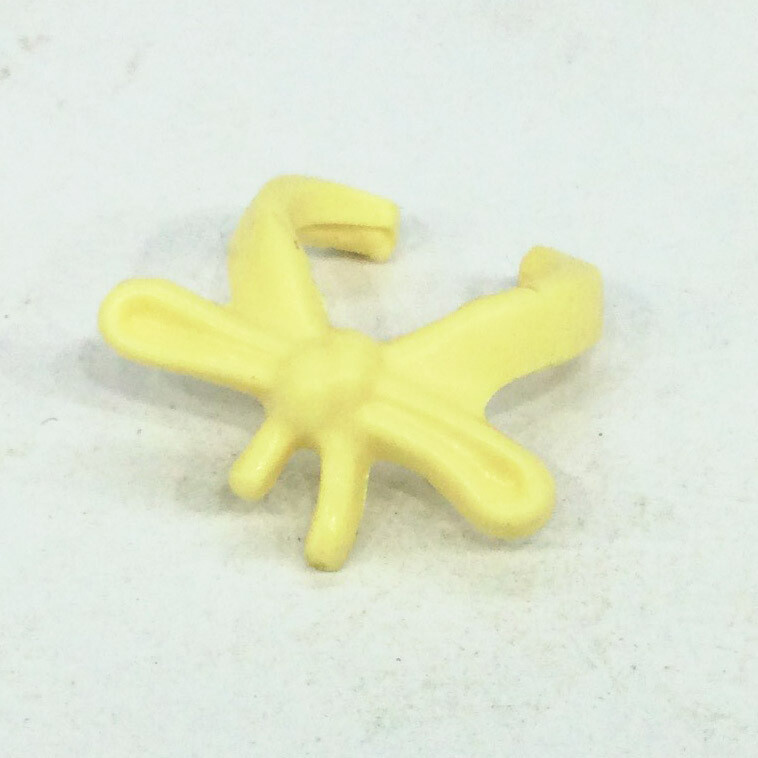 playmobil col noeud jaune clair