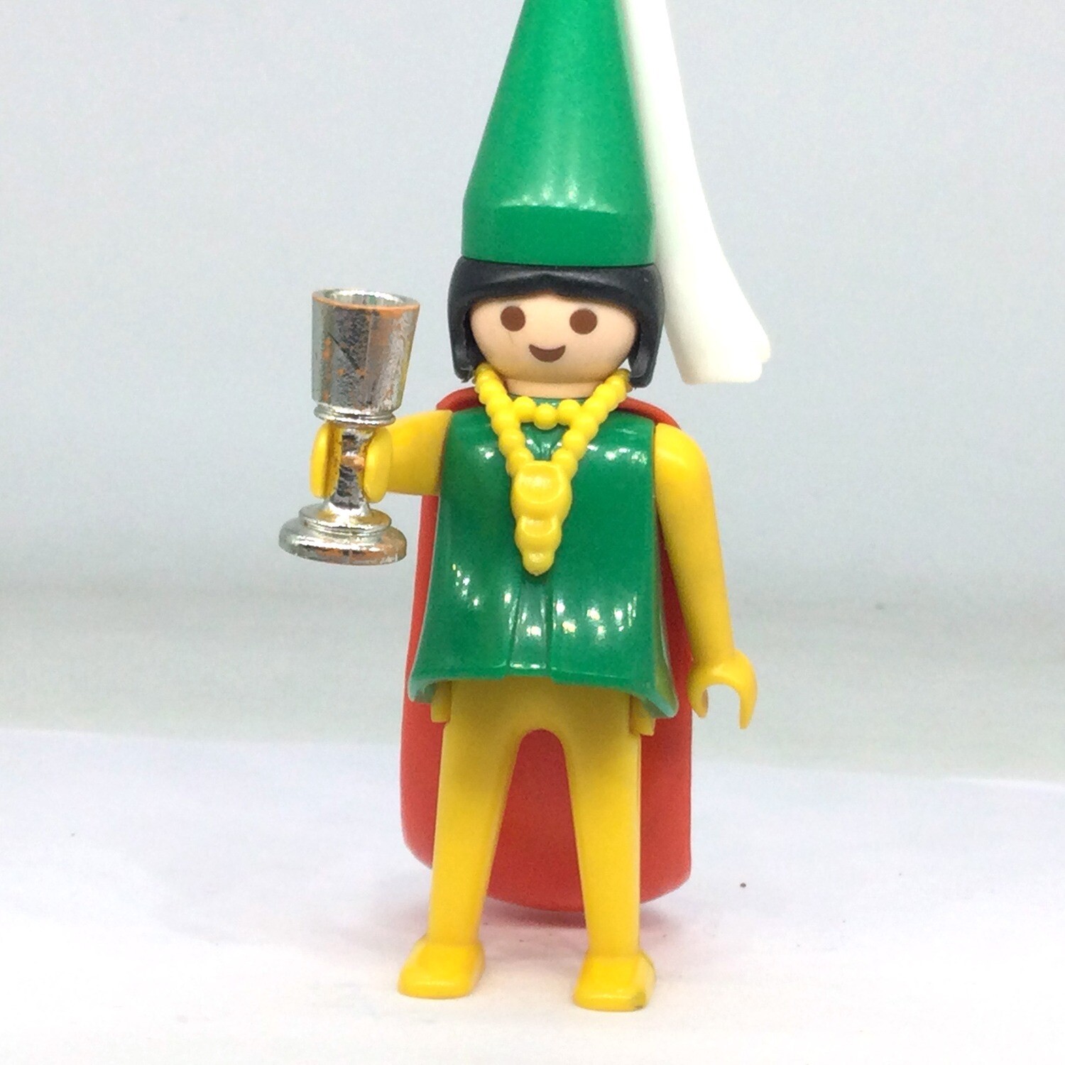 Playmobil femme moyen âge verte vintage