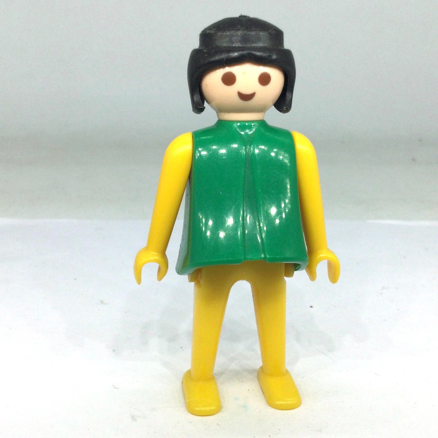 Playmobil femme verte et jaune vintage