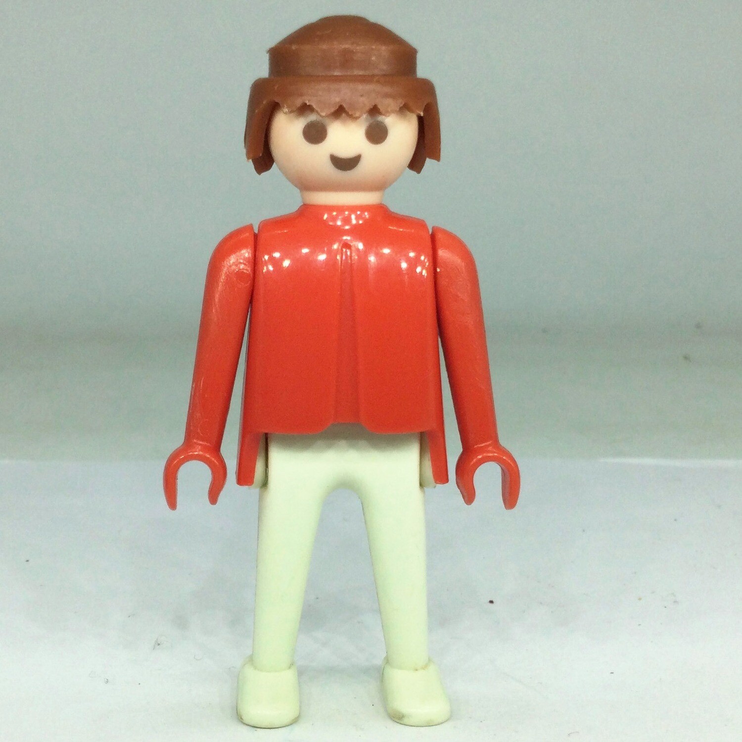 Playmobil homme rouge et blanc vintage