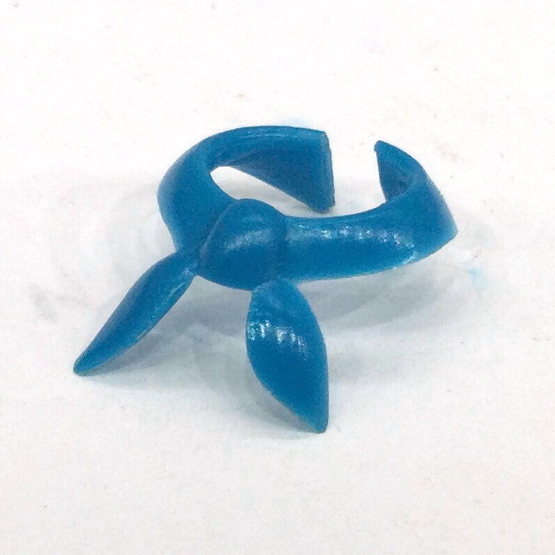 playmobil foulard bleu vintage