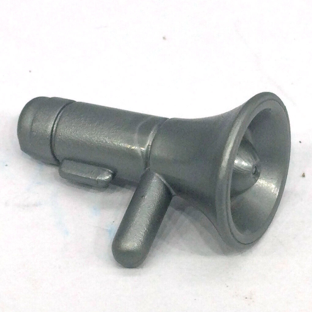 Playmobil haut parleur megaphone argent