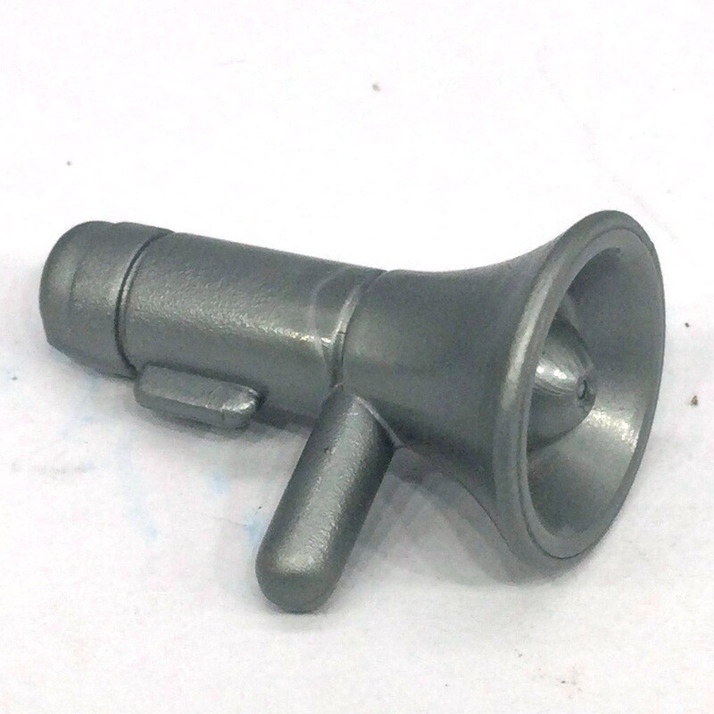 Playmobil haut parleur megaphone argent