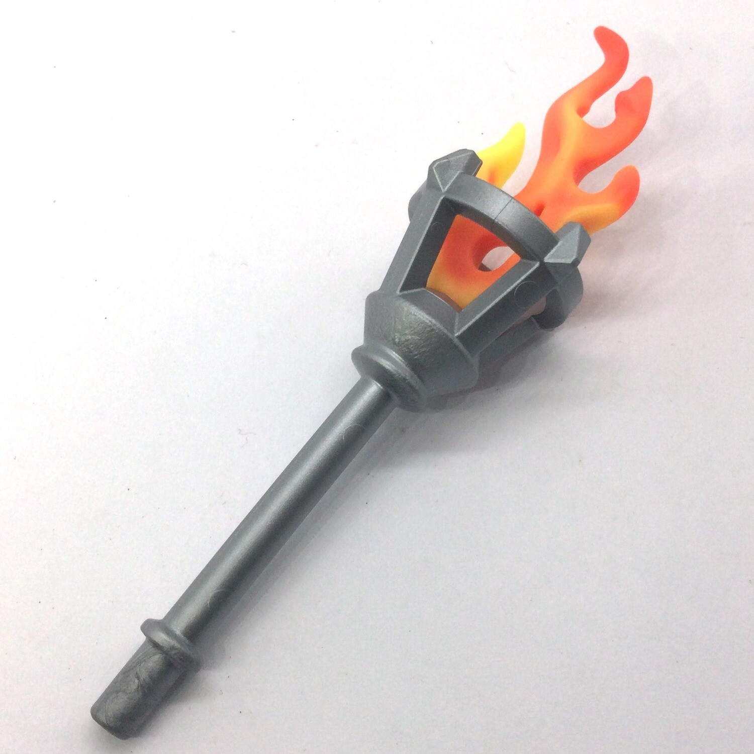 playmobil torche  candelabre argent