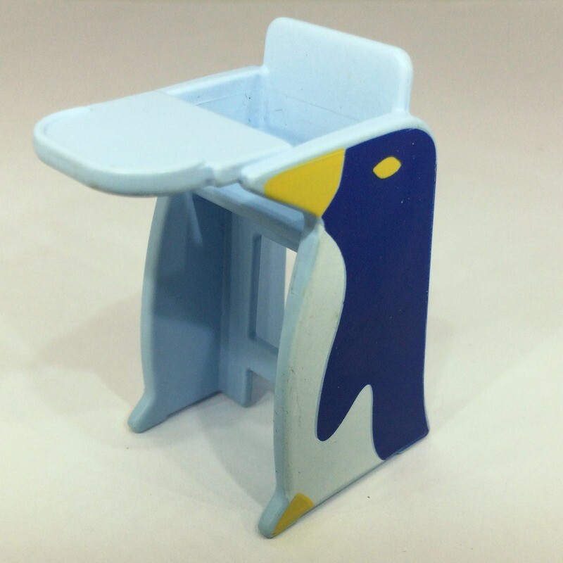 Playmobil chaise bébé bleu pinguin