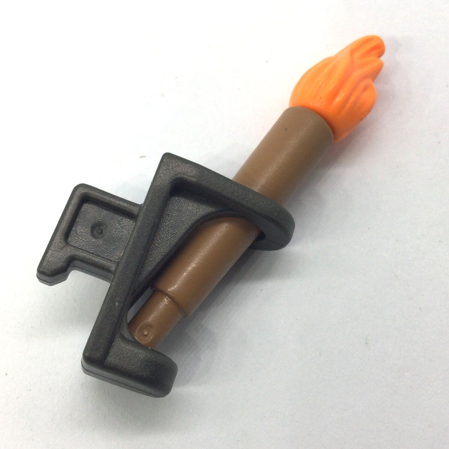 playmobil torche enflammée avec support