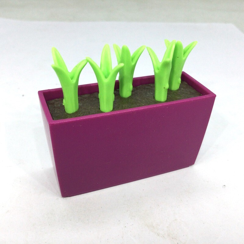 Playmobil bac jardinière violette
