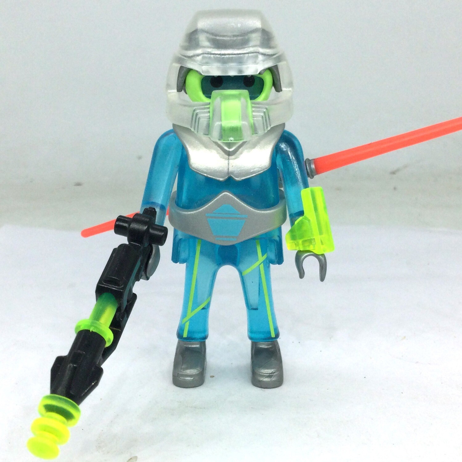 playmobil robot espace transparent