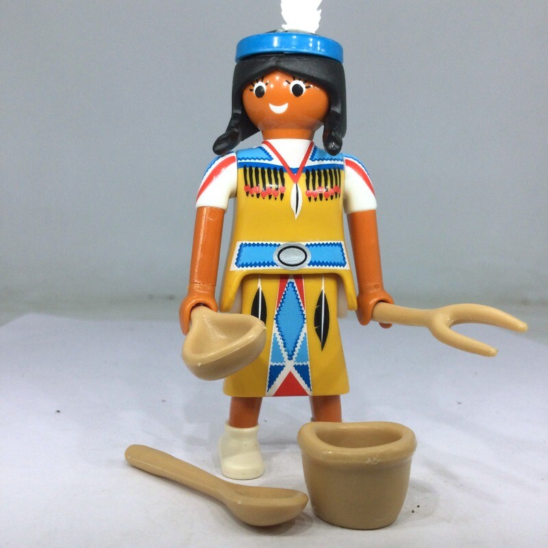 playmobil squaw indienne