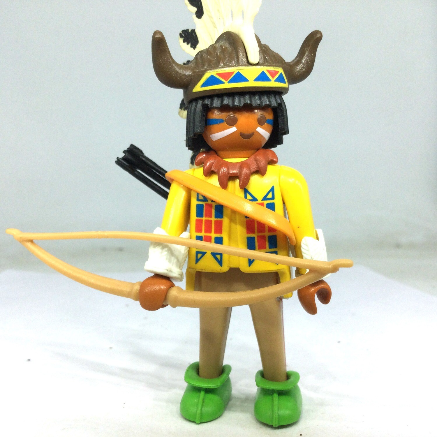 playmobil indien iroquois jaune
