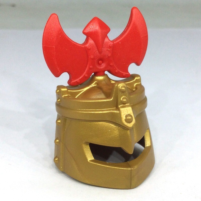 Playmobil casque chevalier or