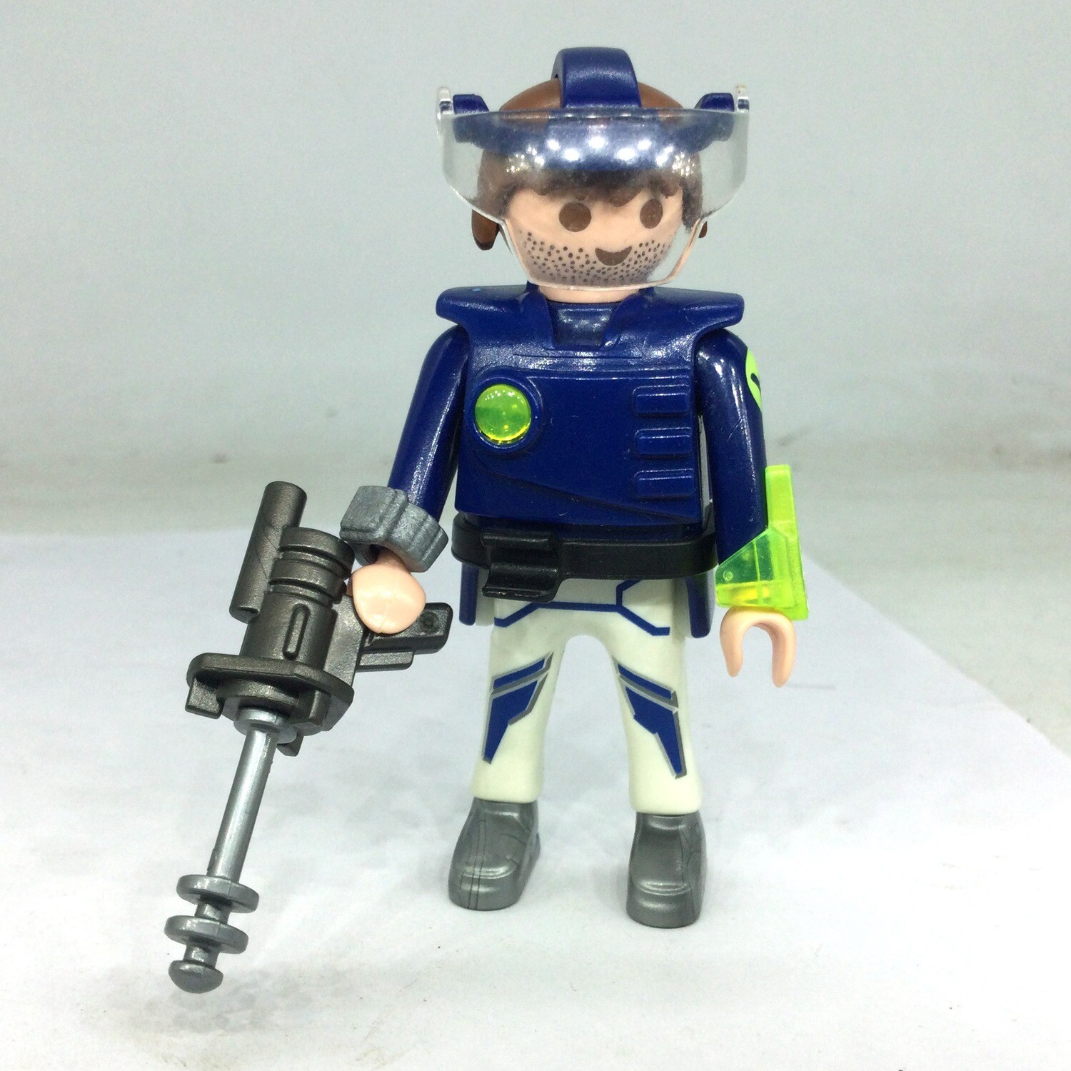 playmobil top agent espace en bleu