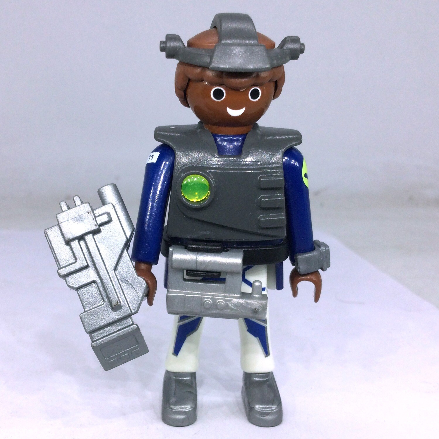 playmobil top agent espace black