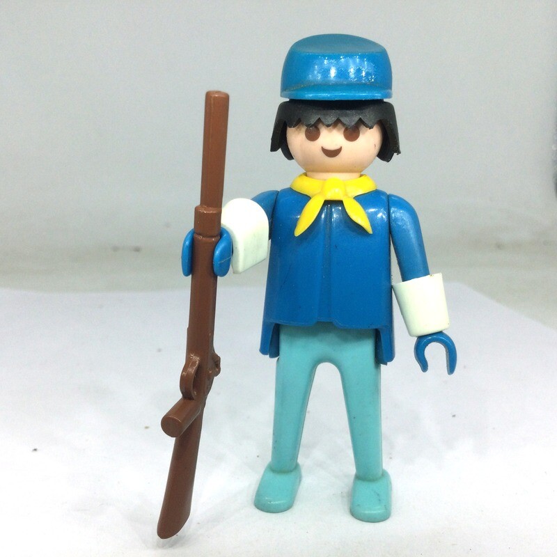 PLAYMOBIL PERSONNAGE HOMME Nordiste Soldat Western Far West P1 EUR 4,89